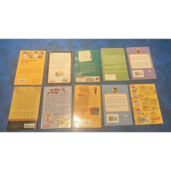 Lot 10 Kids Novels Random Books Pony Pals, Sign Of The Beaver, Tooth Trouble - Picture 2 of 2